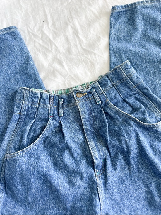 Lee Denim - Lee Vintage High-Waist Blue Women's Paperbag Jeans